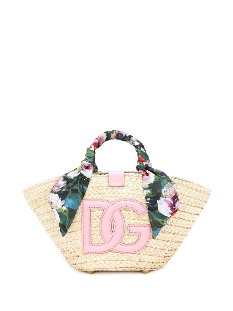 Neutral Kendra Logo-patch Tote Bag