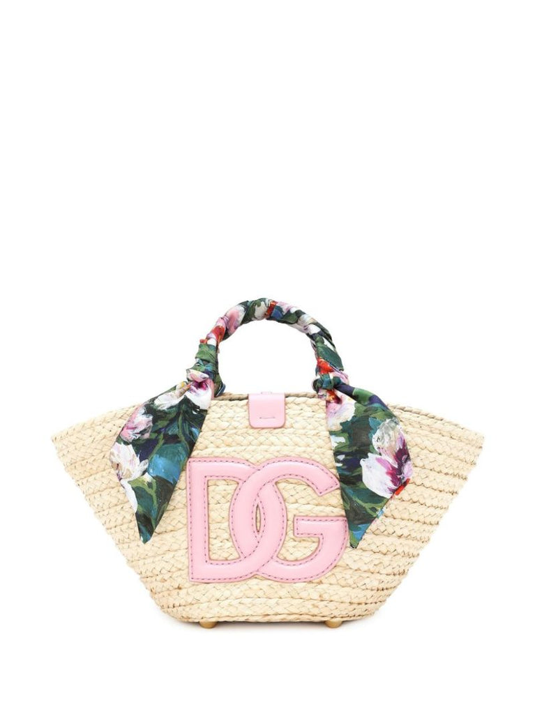 Neutral Kendra Logo-patch Tote Bag
