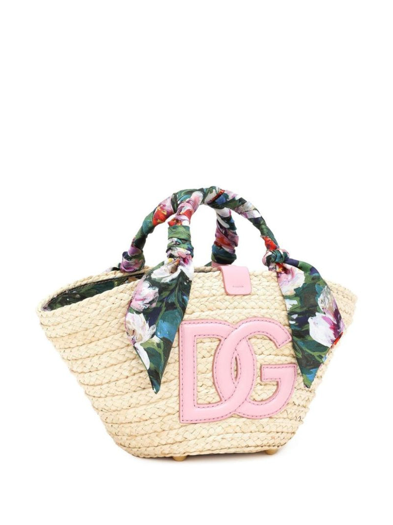 Neutral Kendra Logo-patch Tote Bag