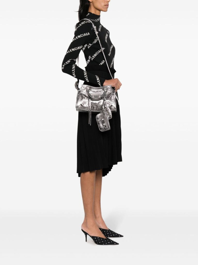 Silver Neo Cagole Xs Tote Bag