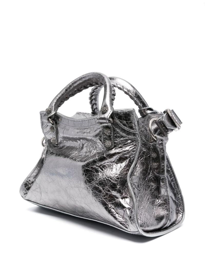 Silver Neo Cagole Xs Tote Bag