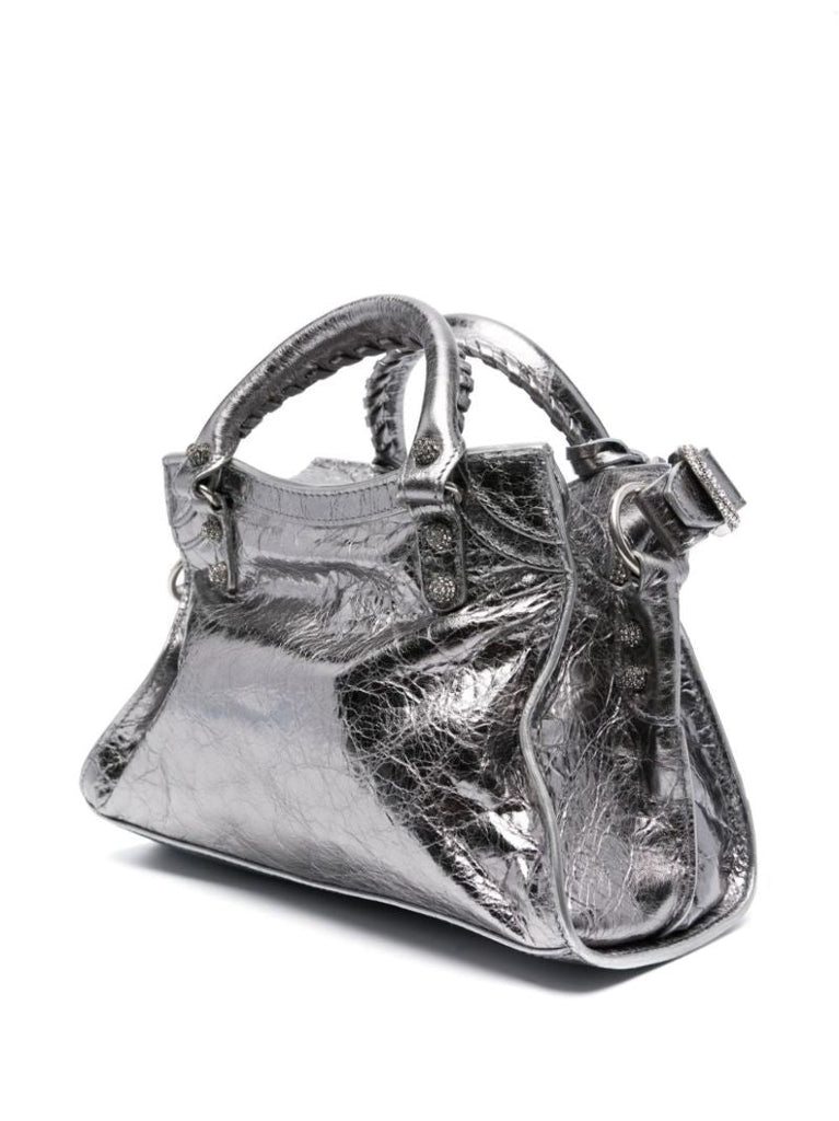 Silver Neo Cagole Xs Tote Bag