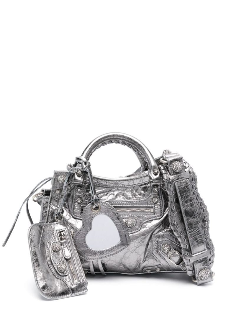Silver Neo Cagole Xs Tote Bag