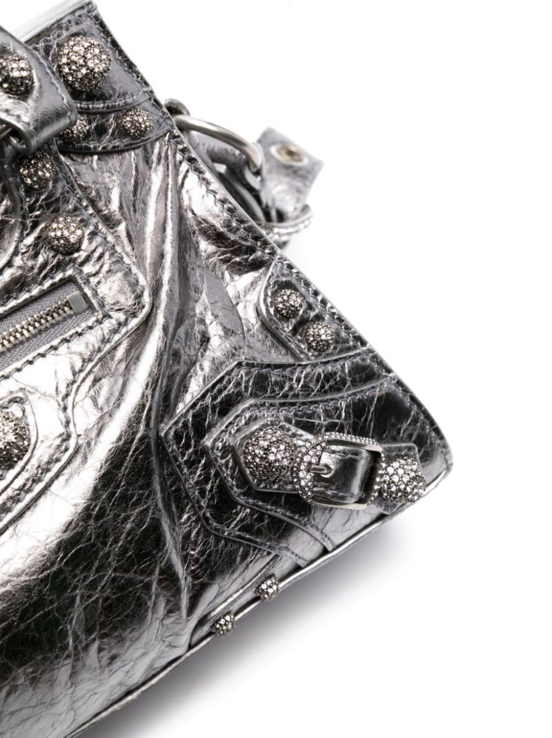 Silver Neo Cagole Xs Tote Bag