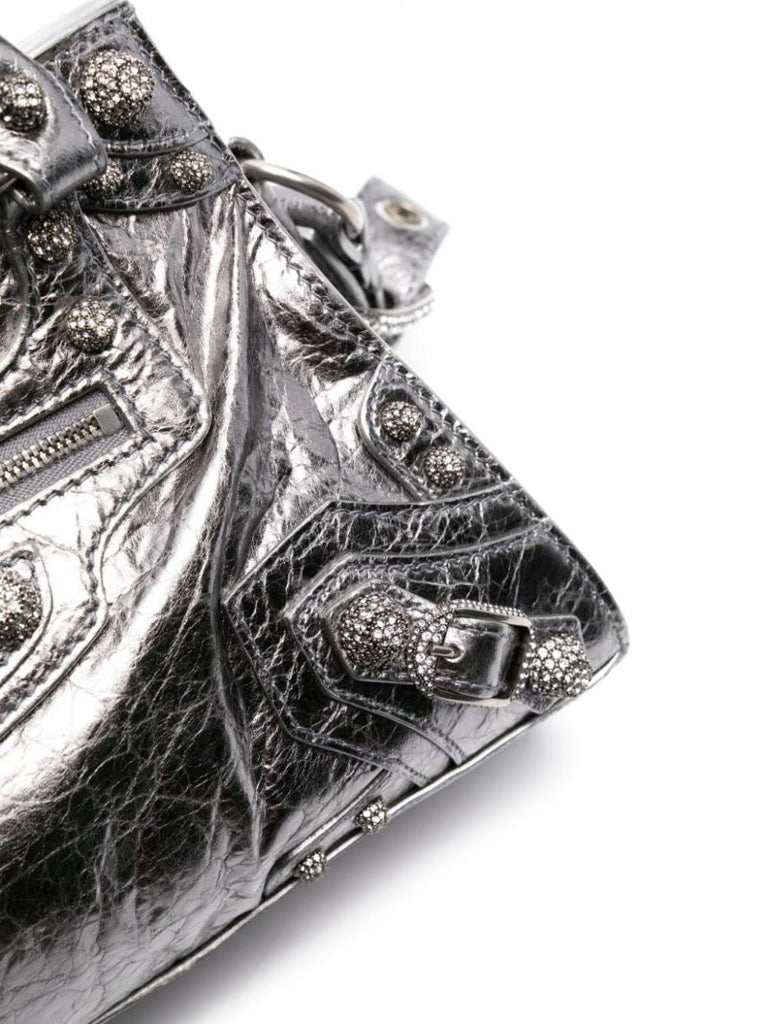 Silver Neo Cagole Xs Tote Bag