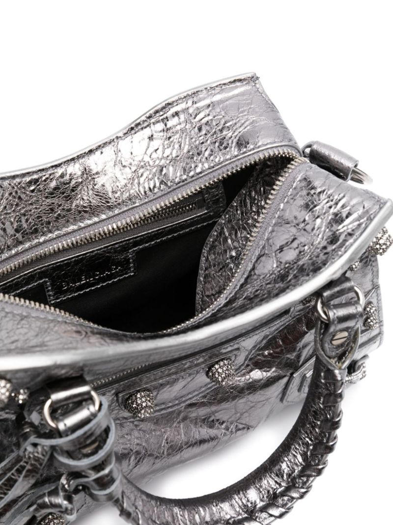 Silver Neo Cagole Xs Tote Bag