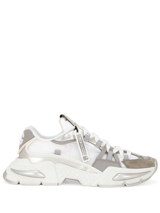 White Airmaster Panelled Sneakers