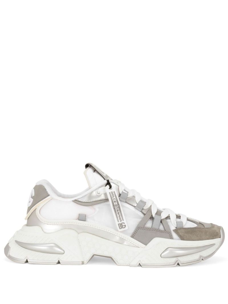 White Airmaster Panelled Sneakers