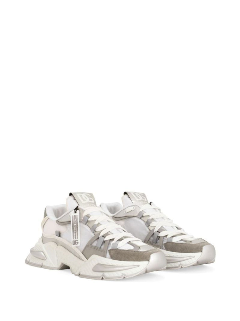 White Airmaster Panelled Sneakers