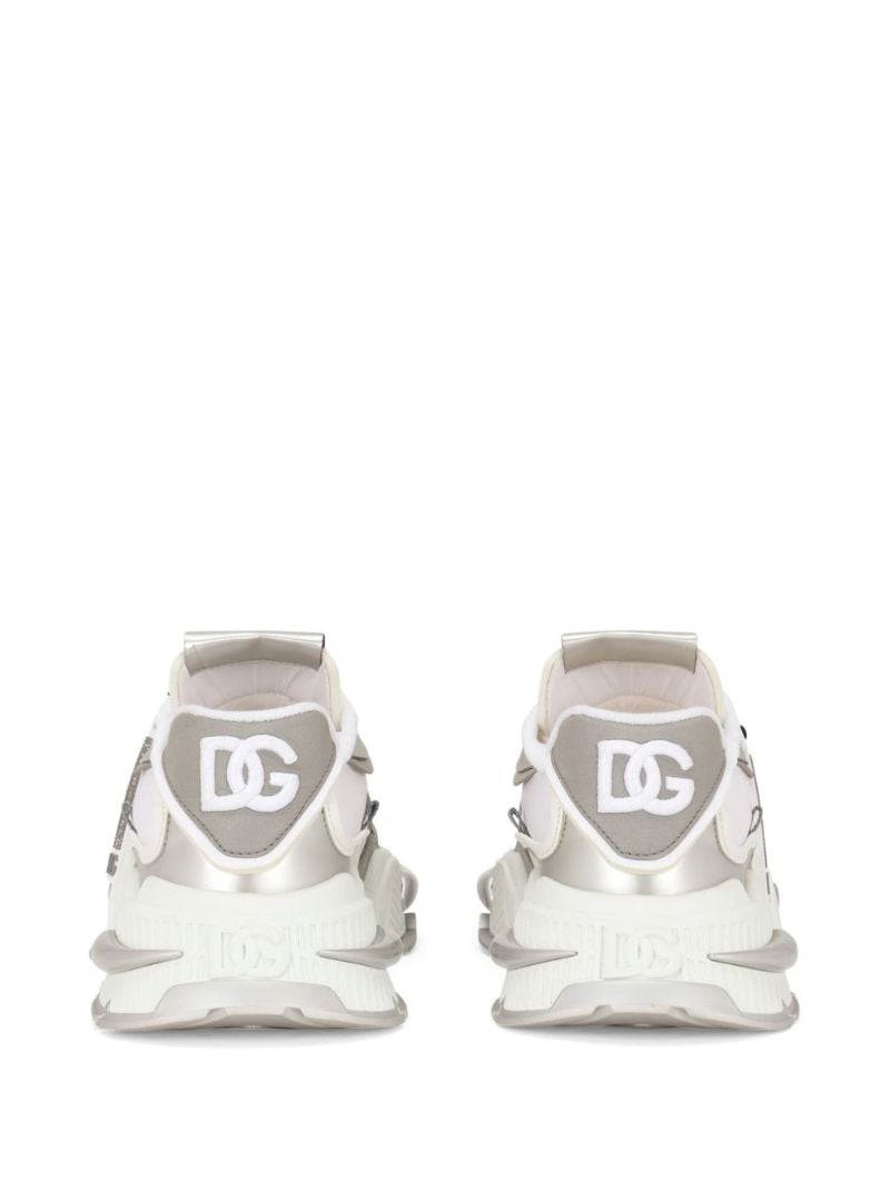 White Airmaster Panelled Sneakers