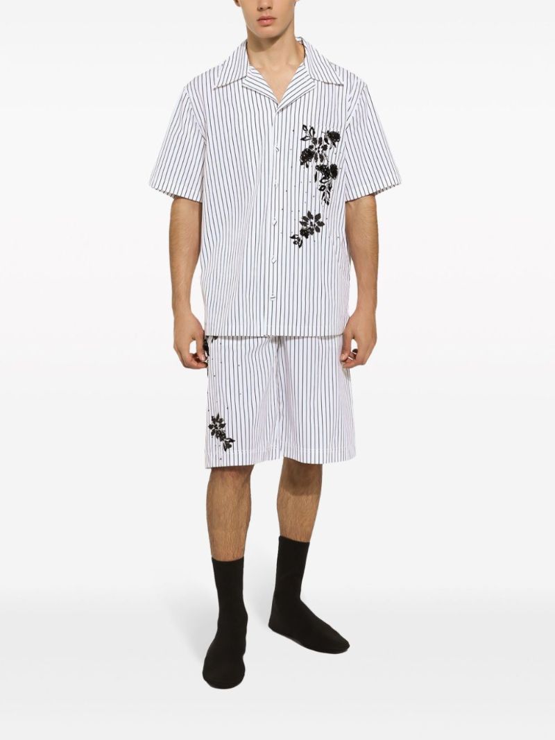 White Striped Cotton Shirt
