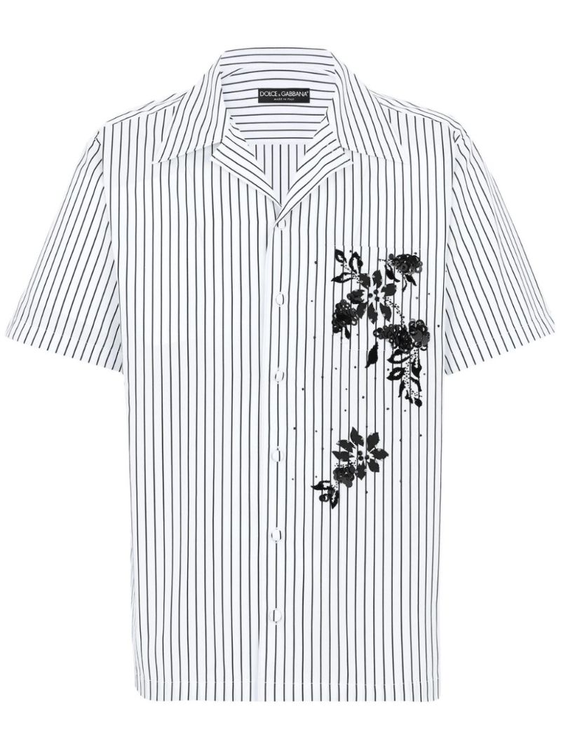 White Striped Cotton Shirt