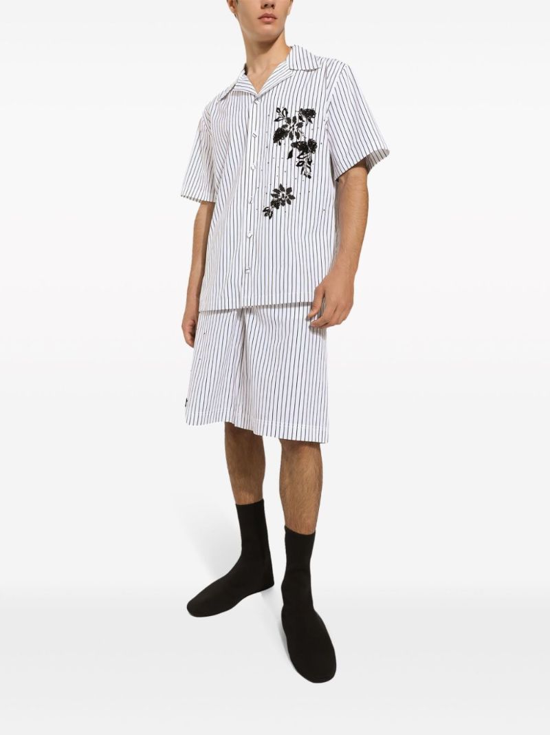 White Striped Cotton Shirt