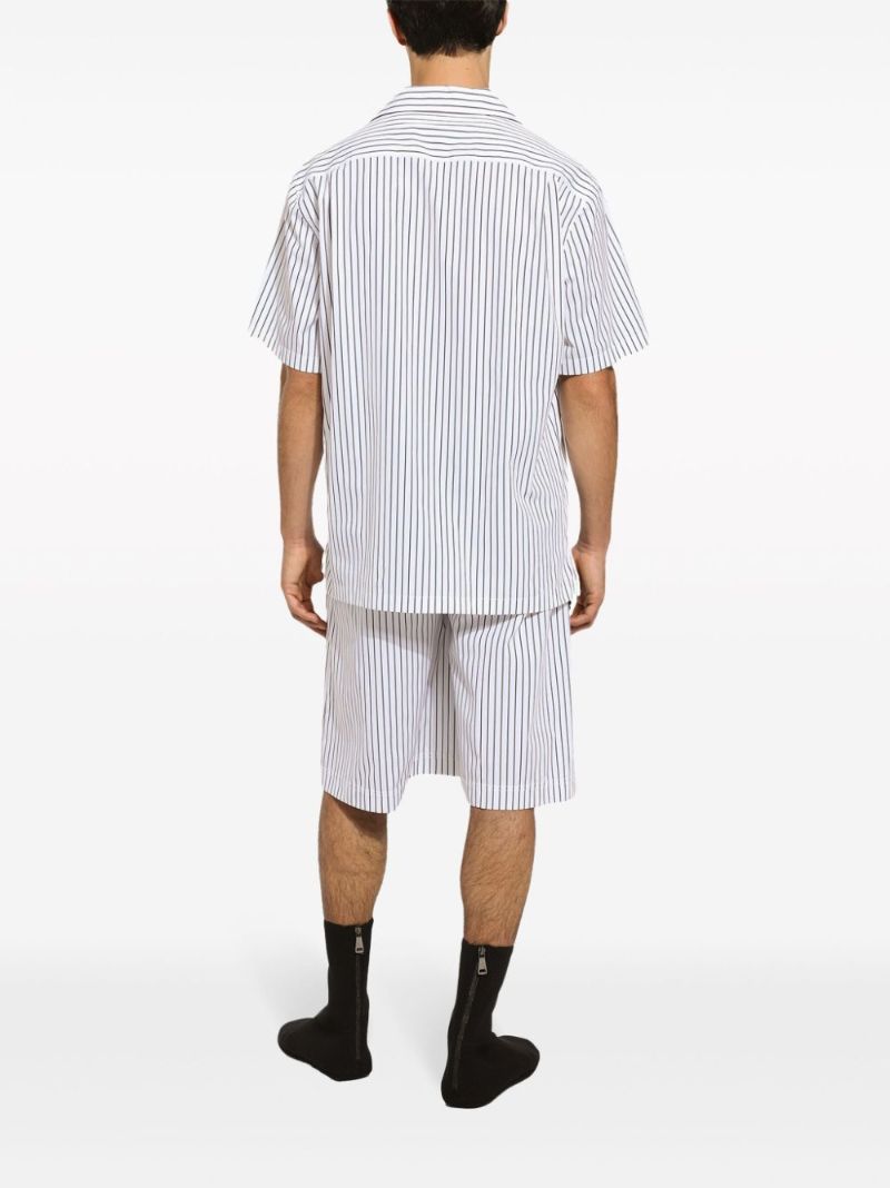 White Striped Cotton Shirt