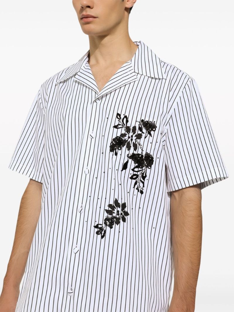 White Striped Cotton Shirt