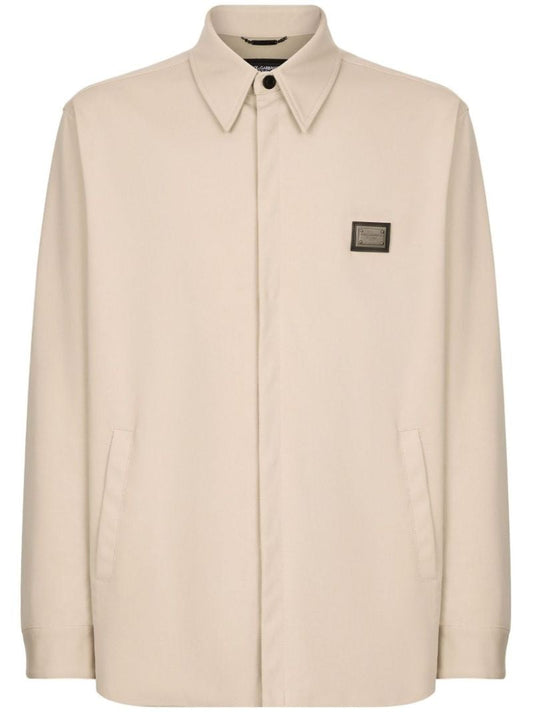 Neutral Logo-plaque Shirt