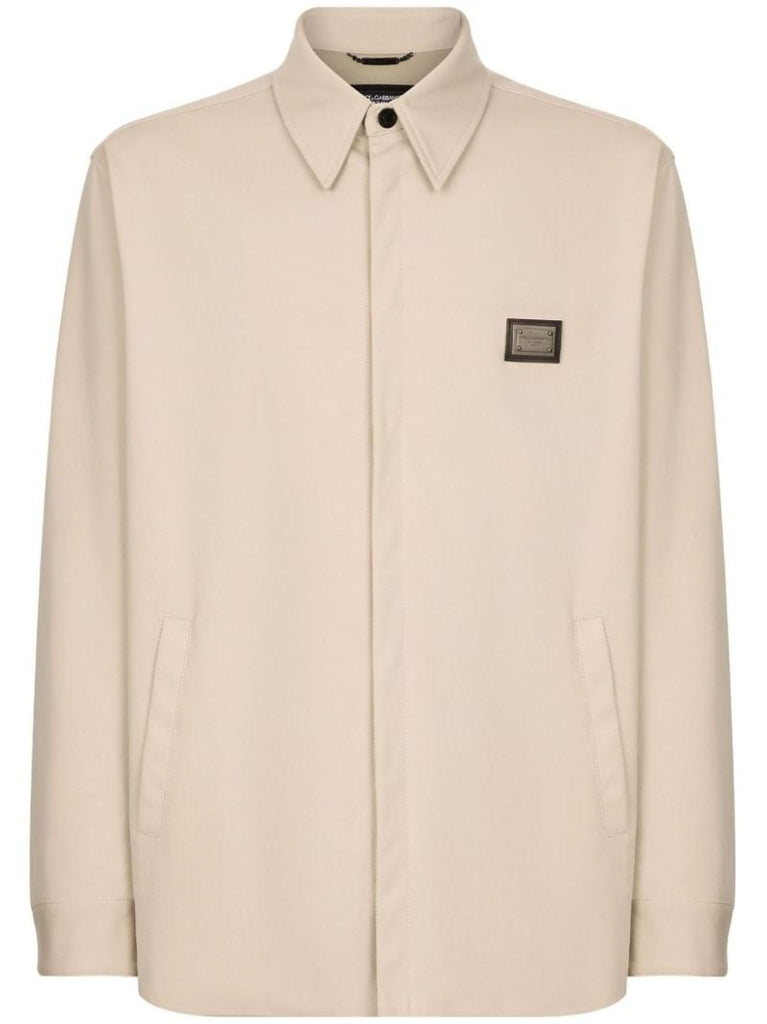 Neutral Logo-plaque Shirt