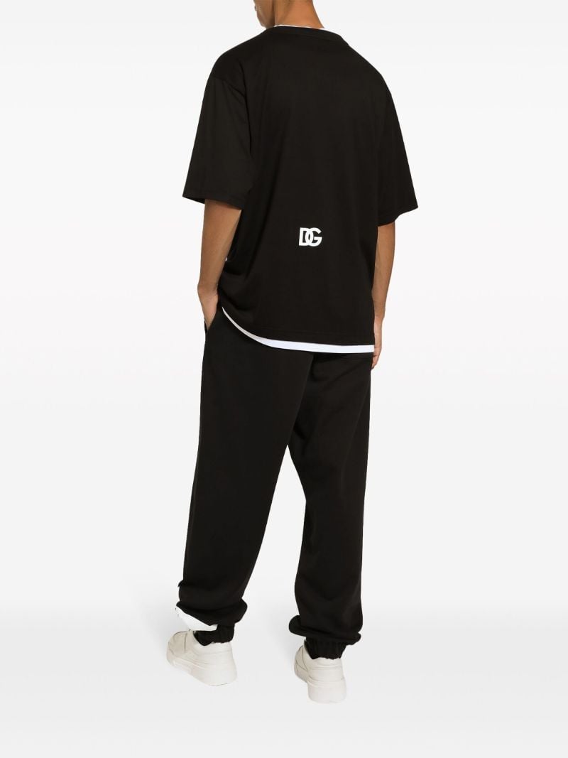 Black Logo-print Cotton T-shirt
