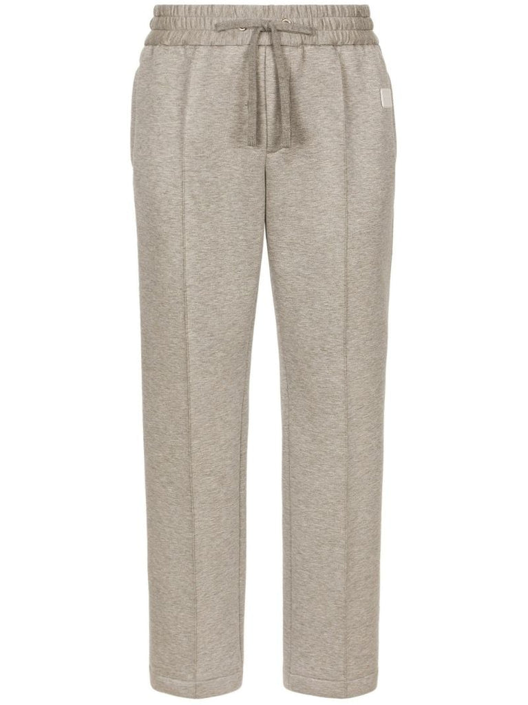 Grey MÃ_x0083_Â©lange-effect Track Pants