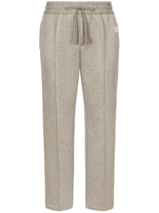 Grey MÃ_x0083_Â©lange-effect Track Pants