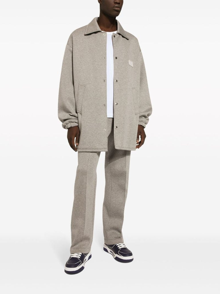 Grey MÃ_x0083_Â©lange-effect Track Pants