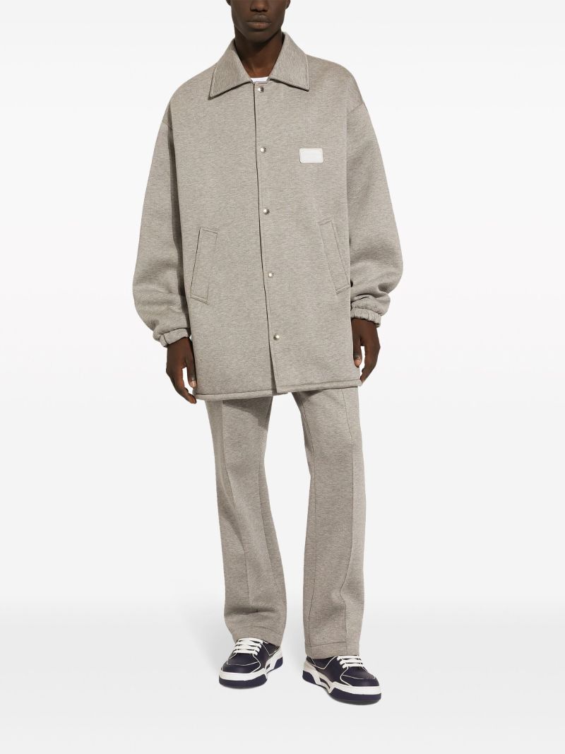 Grey MÃ_x0083_Â©lange-effect Track Pants