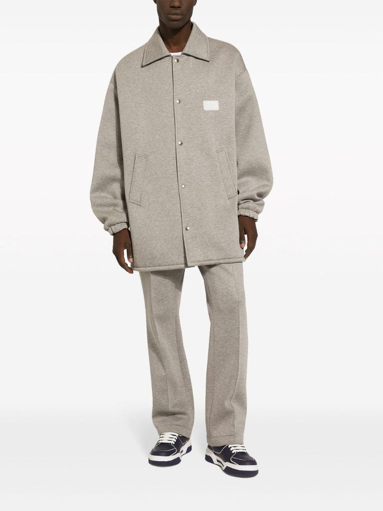 Grey MÃ_x0083_Â©lange-effect Track Pants