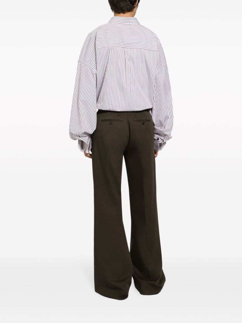 White Striped Cotton Shirt