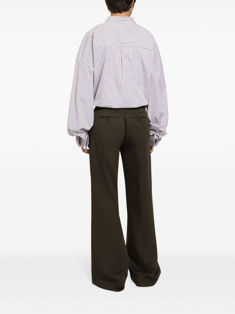 White Striped Cotton Shirt