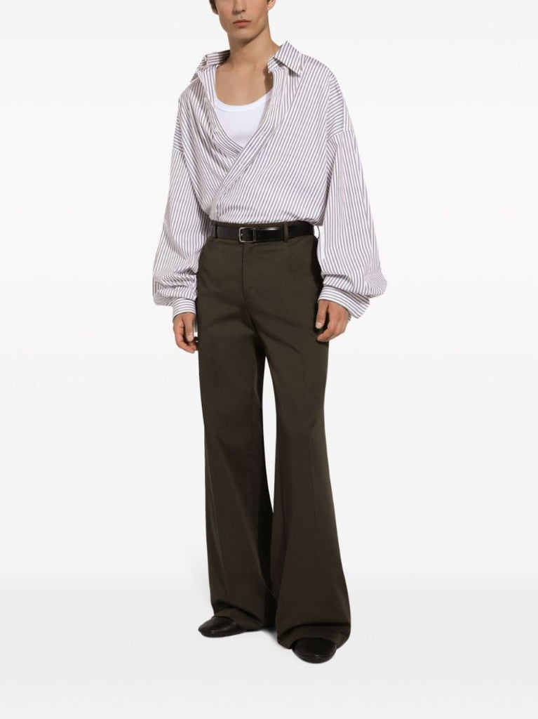 White Striped Cotton Shirt