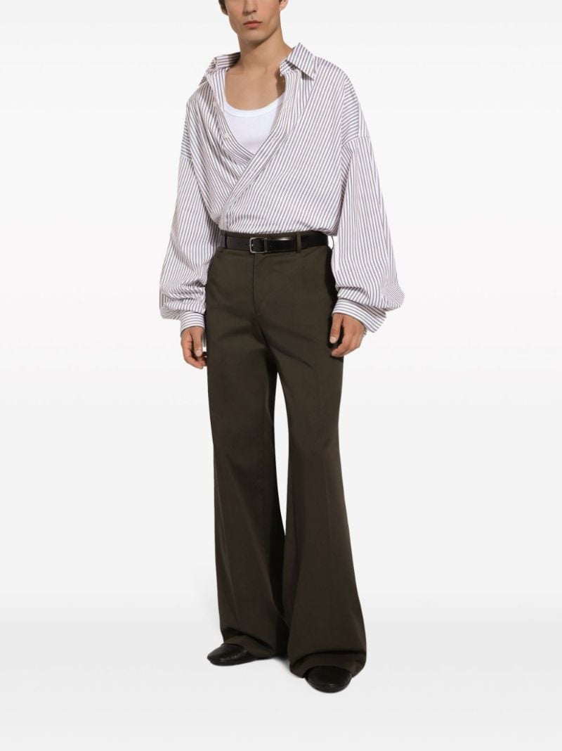 White Striped Cotton Shirt