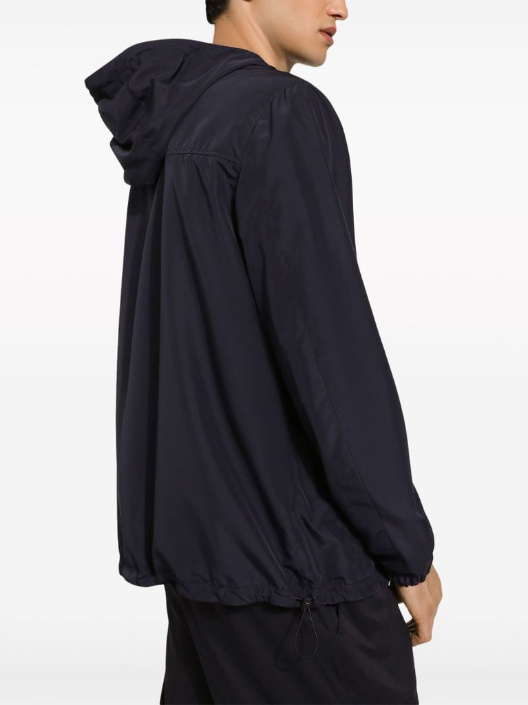 Blue Reversible Hooded Jacket