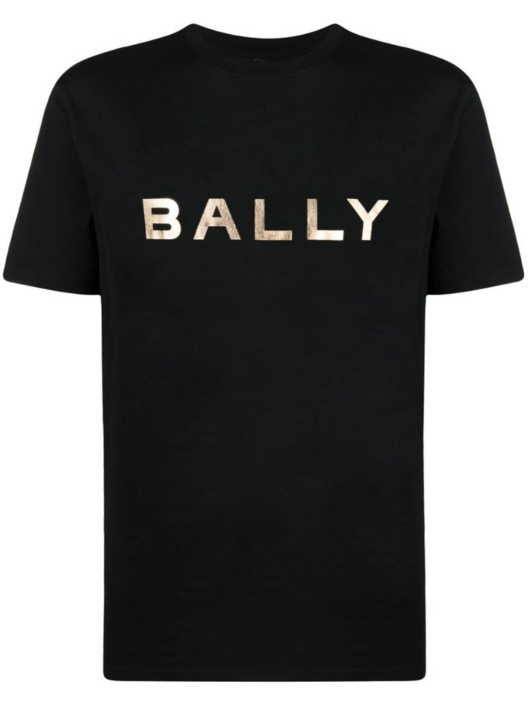 Black Logo-print Cotton T-shirt