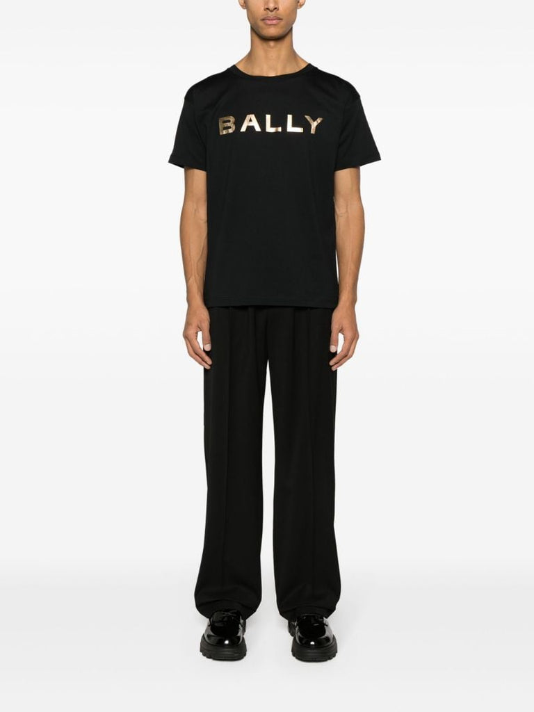 Black Logo-print Cotton T-shirt