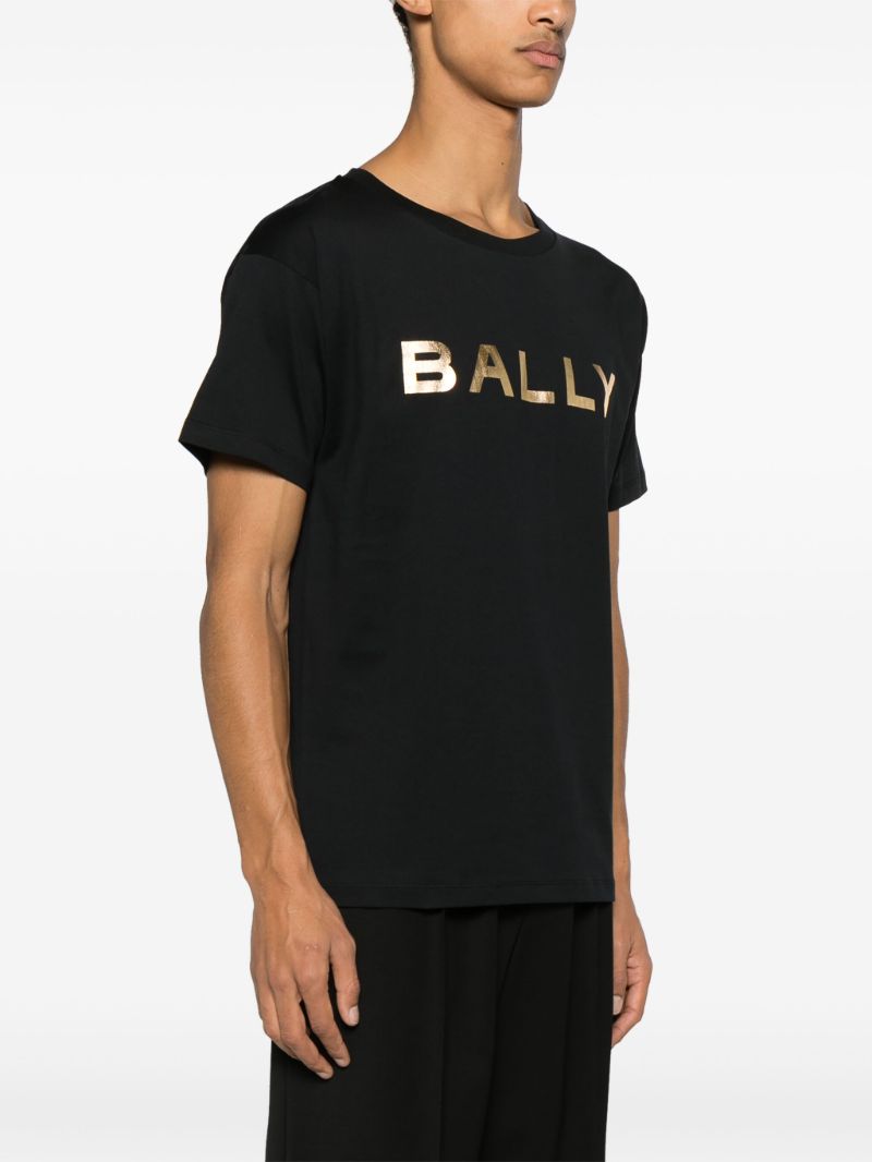 Black Logo-print Cotton T-shirt
