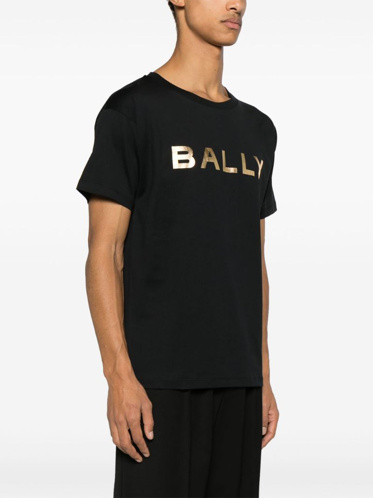 Black Logo-print Cotton T-shirt