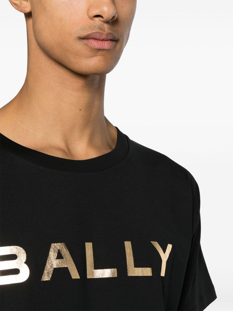 Black Logo-print Cotton T-shirt