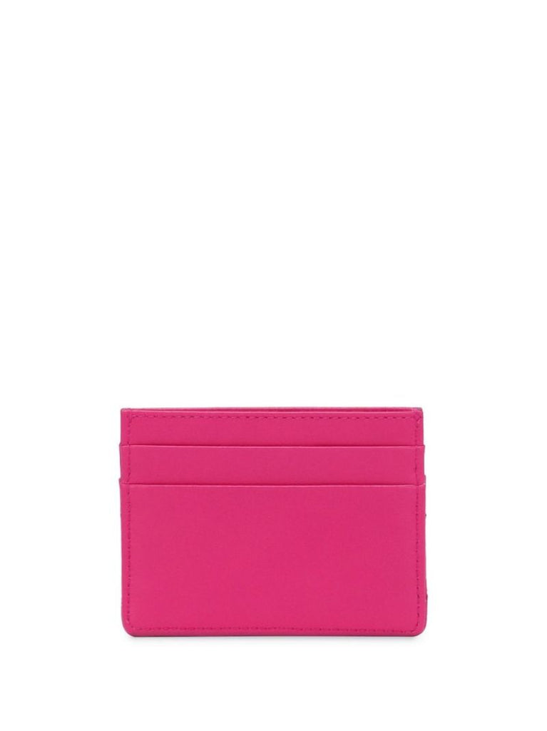 Pink Devotion Leather Card Holder