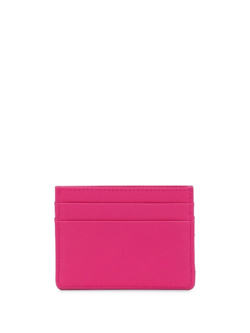 Pink Devotion Leather Card Holder