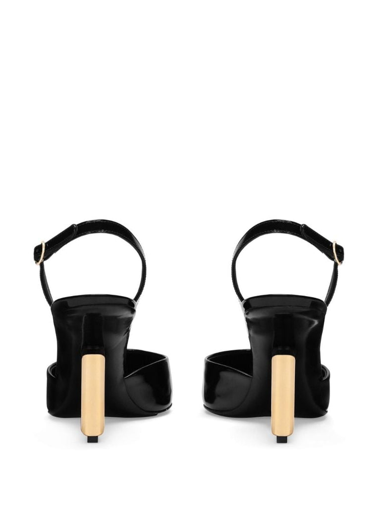 Black Lollo 75 Dg-plaque Pumps