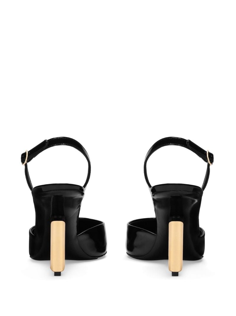 Black Lollo 75 Dg-plaque Pumps