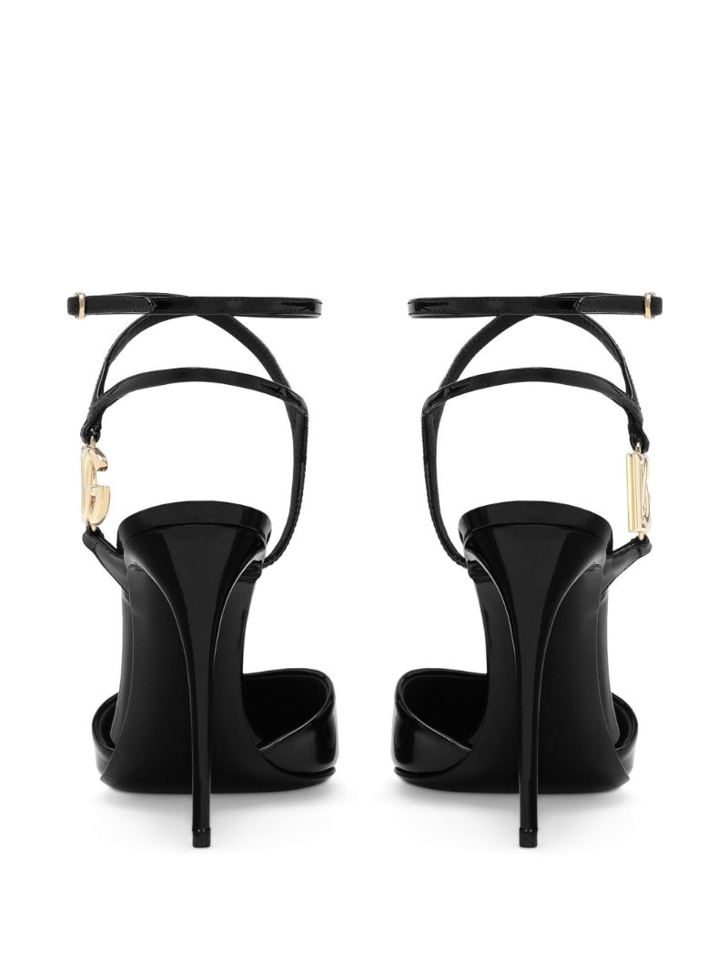 Black Lollo Logo-embellished Pumps