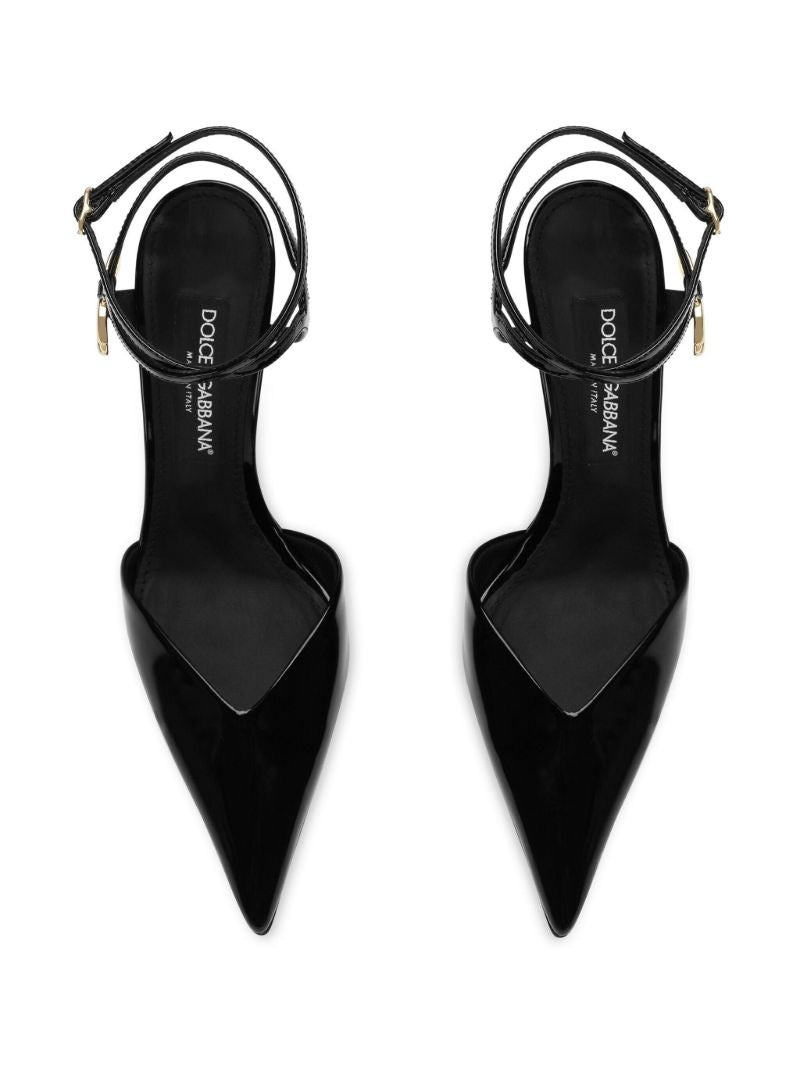 Black Lollo Logo-embellished Pumps
