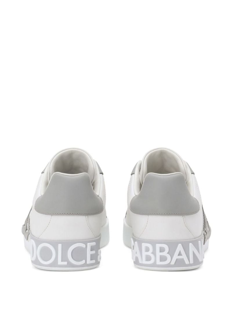 White Portofino Leather Sneakers