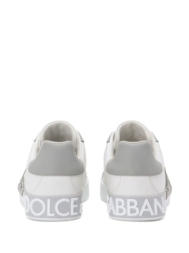 White Portofino Leather Sneakers