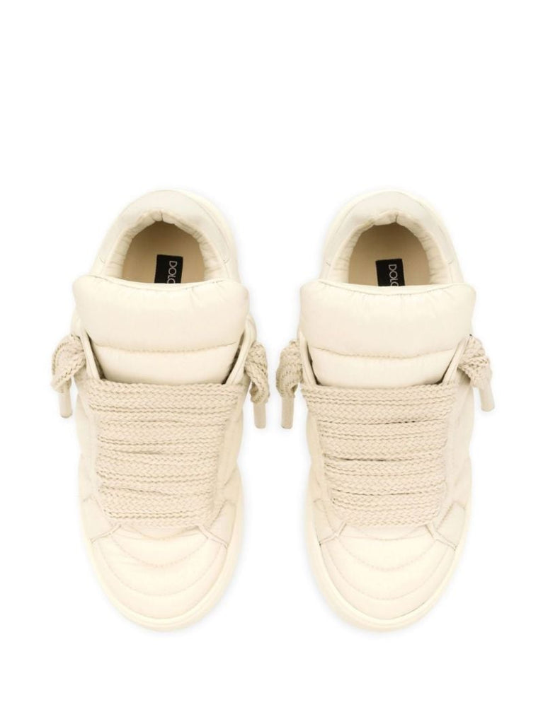 Neutral New Roma Padded Sneakers