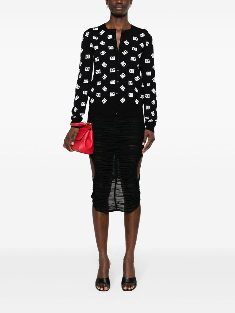 Black Dg Jacquard Jumper