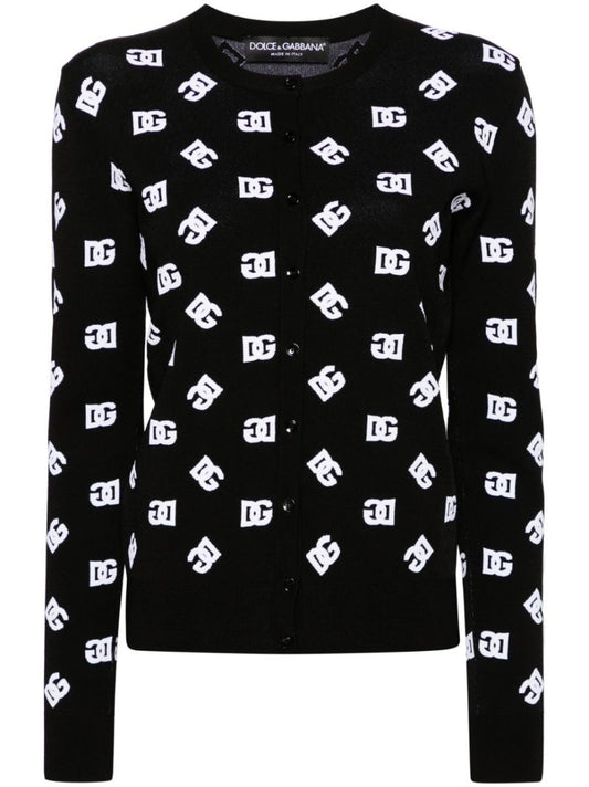 Black Dg Jacquard Jumper