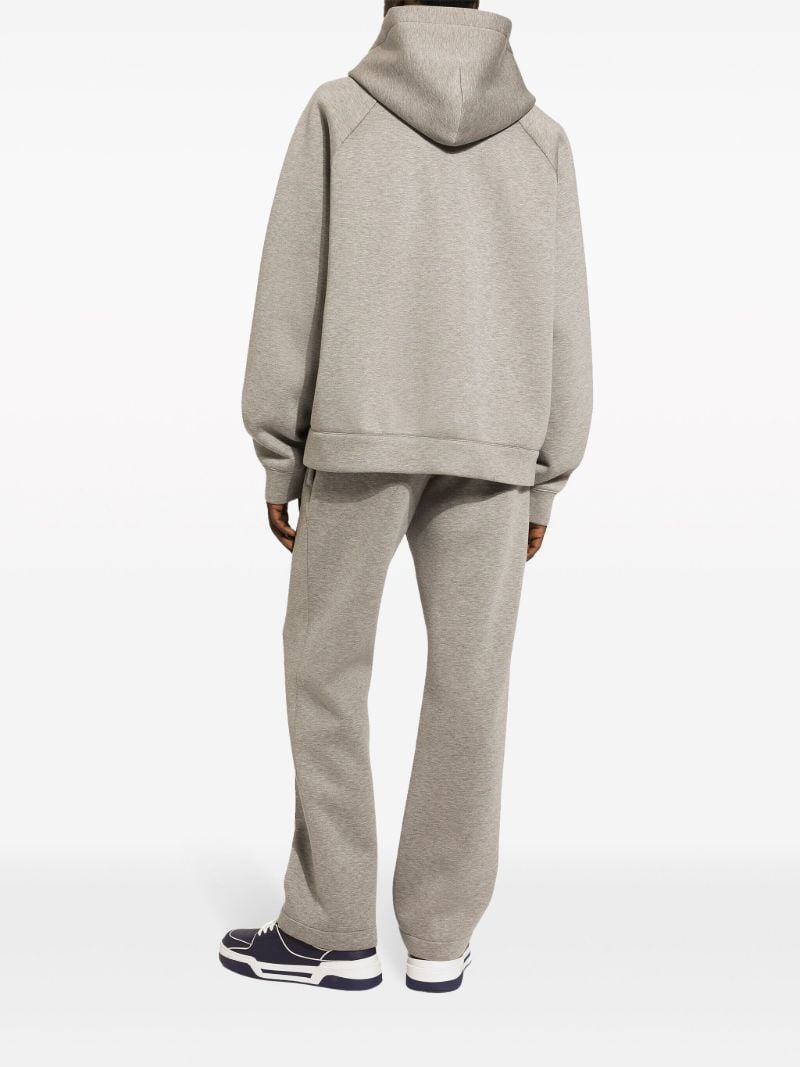 Grey MÃ_x0083_Â©lange-effect Hooded Jacket