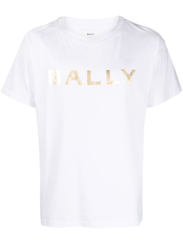 White Logo-print Organic Cotton T-shirt